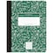 Roaring Spring Paper Products Composition Book, 5x5 Graph, 100 Sheets, 9.75in. x 7.5in., Green Marble, 6PK 77255 - alternate 2